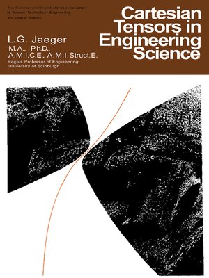 cover image of Cartesian Tensors in Engineering Science